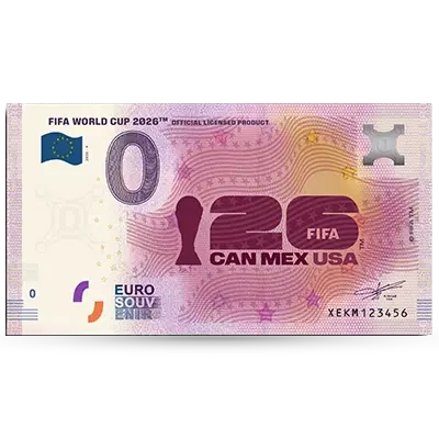 0 Euro Biljetten in Postzegels en Munten