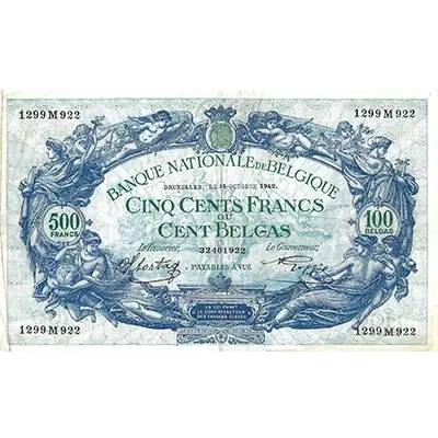 Bankbiljet 500 francs 1982 - 1998 UNC | Munt-Online.be